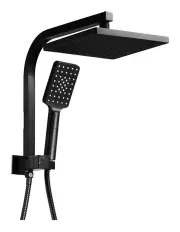 [Cefito] 8 Inch Handheld Square High Pressure Rain Shower Head Set in Black