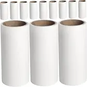 12Pcs Pet Hair Remover Kit Multifunctional Lint Roller for Easy Cleaning of Clothes Furniture Car Safe for All Fabrics Lightweight Portable Design