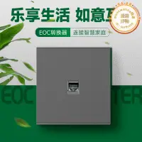 在飛比找露天拍賣優惠-家庭寬帶全有源EOC轉換器同軸電視線轉網路線連接IPTV機上