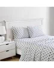 Nautica 200 Thread Count Windtale Boat Cotton Percale Sheet Set