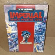 ⚔️WARHAMMER 40K - IMPERIAL SPACE MARINE 2016 - SPACE MARINE - OOP - NIB ⚔️
