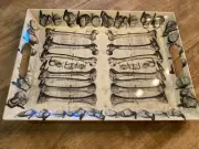 NEW Bone to Pick Bone Print Serving Tray John Derian Threshold Target