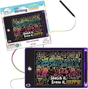 Magic Sensory LCD Writing Tablet for Kids - Interactive Drawing Tablet for Kids - 8.5" Screen - Encourage Creative Drawing and Practise Handwriting - Thin Design Kids Writing Tablet - Purple Art