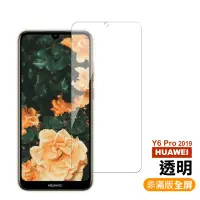 在飛比找momo購物網優惠-華為 HUAWEI Y6Pro 2019 非滿版透明玻璃鋼化