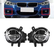 2Piece Front 63177315559 63177315560 LED Fog Light Lamp Compatible for BMW 3 Series F20 F22 F30 F35 LCI