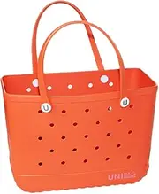 [Universal bag] beach bag Orange Large