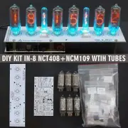 KIT Nixie Tubes Clock IN-8 12/24H Slot Machine Timer WITH SOCKETS TUBES COLUMNS