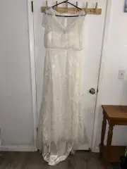 Melissa Sweet Wedding Dress MS251193 Color IVORY Women’s Design Luxury Sz 12