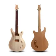 PRS Style Mahogany Solid Body Electric Guitar Kits 22 Fret Dots Inlay Fretboard