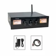 Heareal G4 HiFi Stereo Double VU Meter Amplifier w/2xRCA to 2xRCA Adapter Cable