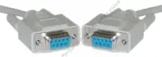 Lot10 25ft long DB9pin Female~F Null Modem Cross/Nul wired,Serial RS232 Cable$SH