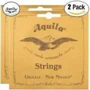 2-PACK Aquila 21U Nylgut Baritone Ukulele Strings - Low D With Wound D & G