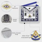 MASONIC COLLECTION - Craft Regalia Master Mason MM cooler chain apron