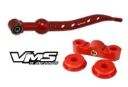 RED VMS RACING SHORT THROW SHIFTER & F+R POLYURETHANE BUSHINGS FOR HONDA DELSOL (for: Honda)