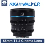 Sirui Night Walker 55mm T1.2 Cine Lens Large Apeture Manual Focus (RF Mount)