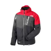 POLARIS MEN'S TECH 54 Red/Gray SWITCHBACK Winter JACKET COAT - Size LARGE - NEW