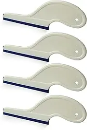 4pcs Window Squeegee Cleaner Glass Rubber Water Remover Car Cleaning Tools Ice Scraper Auto Window Tint Tool Car Wrap Tool(Set 3)
