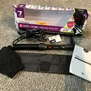 7 Tyche Ceramic Teflon Rod Ultimo Curling Iron 1 1/4 Inch w/ Mat and Glove New!