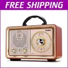 Vintage Bluetooth Radio J-110: Portable AM FM Emergency Radio with D-Cell Power