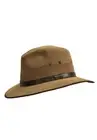 Thomas Cook Normanton Suede Hat with Mesh and Eyelet Ventilation in Camel