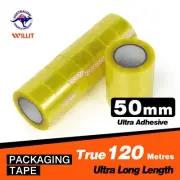 PACKAGING TAPE Shipping Tape Clear Parcel Tape Packing Box Tape 50mm 【Bulk Sale】