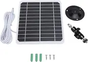 20W Wall Solar Panel IP68 Monocrystalline Charger 9.8ft Cable Security Camera 5V