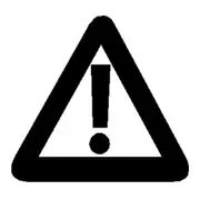 WARNING DANGER CAUTION Large shipping label adhesive warning mailing sticky sticker 61x49mm