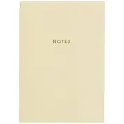 Otto A5 Colour Block Notebook 160 Pages Pastel Yellow