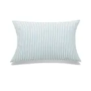 Vintage Blue Stripes With Microgel Feather-Like Insert Pillow
