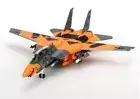 for JC WINGS Ace Combat Pumpkin Face F-14D for Tomcat 1:144 Aircraft Pre-built