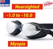Prescription Swimming Goggles Myopia Adult Kids Quality Anti-fog -1.0 to -10.0