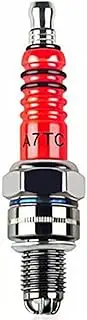 Racing 3 Electrode 10mm Spark Plug A7TC Compatible with GY6 50CC 110CC 125CC 150CC ATV Scooter Dirt Bike Go Kart Motorcycle Accessories