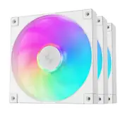 DeepCool FD14 ARGB WH(3IN1) Performance 140mm Case Fans ,4-pin PWM, 400-1650 RPM, Hydro Bearing, Addressable RGB LED R-FD14-WHAPN3-G