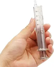 10ml Glass Syringes with Caps for Laboratory （10Pack）