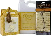 Tyler Candle Glamorous Wash 32 Oz, Scented Sachet & Air Freshener Gift Set