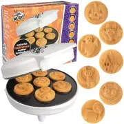 Halloween Mini Waffle Maker - 7 Different Spooky Designs, Make Breakfast Fun ...