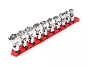 MAXIGEAR 10PCS FLEX HEAD SOCKET 3/8" SQUARE DRIVE METRIC MADE IN TAIWAN 10-19MM