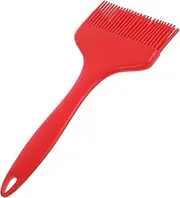 Wide Surface Oil Brush Brush Silicone Grilling Utensils BBQ Silicone Sauce Pot for Cooking Utensils Basting Barbecue Mop Rechargeable Scrubber BBQ Red Silica Gel