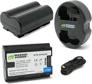 Wasabi Power Battery (2-Pack) & Dual Charger for Fujifilm NP-W235 & Fujifilm GFX 100S, X-T4, VG-XT4 Vertical Battery Grip