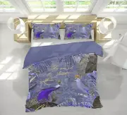 3D Purple Peacock A036 Bed Pillowcases Quilt Duvet Cover Andrea Haase Zoe