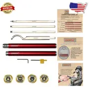 Versatile Carbide Wood Turning Tool Set with Adjustable Features & Tips