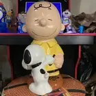 Peanuts Charlie Brown Snoopy Hugging Cookie Jar Westland 2010
