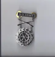 Army Excellence in Rifle Shooting Competition Badge in silver Anodized Shiny