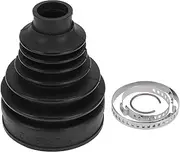 X AUTOHAUX Inner CV Joint Boot Kit for Ford Focus 2011-2015 Strong Durable Constant Velocity Joint Boot No.BV614A084BB W/Clamps Rubber 1 Set