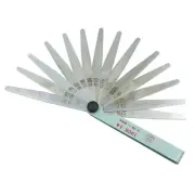 0.05-1mm 14 Blade Master Feeler Gauge Car Spark Plug Gap Metric Measuring Tool