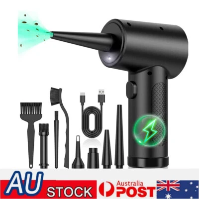100000RPM Cordless Air Duster Compressed Air Blower Car PC Cleaning Cleaner
