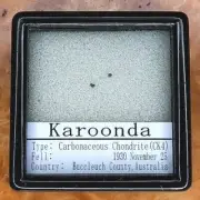 Super rare Karunda meteorite specimen Carbonaceous chondrite