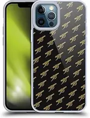 Head Case Designs Officially Licensed Arsenal FC Gunners Crest Patterns Gel Case [Military Grade Protection] Compatible with Apple iPhone 12 Pro Max