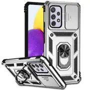 Case for Samsung Galaxy A53 5G Camera Slide Rugged 3 in 1 Military Grade Protective Cover with Kickstand Ring