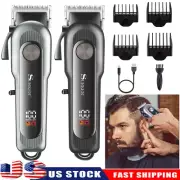 Surker Electric Zero Gapped Hair Clippers USB Rechargeable Trimmer Salon Barber